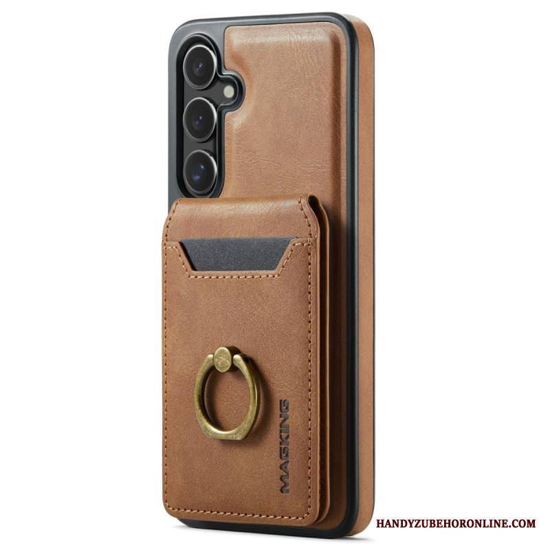 Kuori Samsung Galaxy S26 Magging Magneettinen Korttikotelo Ja Sormus Suojakuori