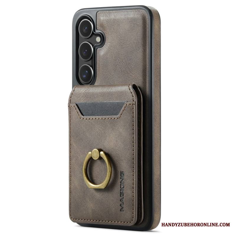 Kuori Samsung Galaxy S26 Magging Magneettinen Korttikotelo Ja Sormus Suojakuori