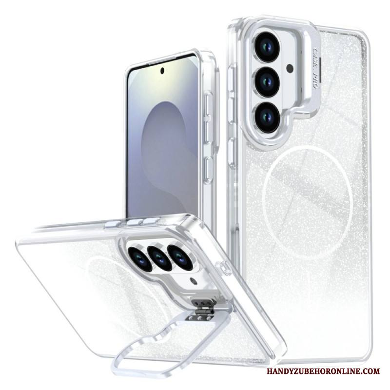 Kuori Samsung Galaxy S26 Plus Magneettinen Liukuvärjätty Kimalle Ja Tausta