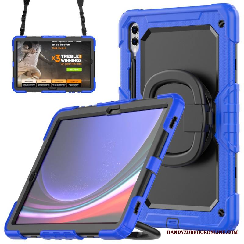 Kuori Samsung Galaxy Tab S10 Plus Erittäin Kestävä Suoja Kynäpidikkeellä Ja Olkahihnalla