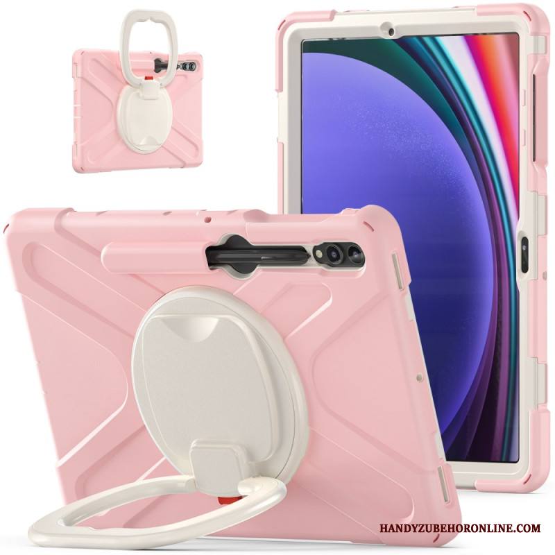 Kuori Samsung Galaxy Tab S10 Plus Monitoiminen Pyörivä Jalusta Ja Kahva