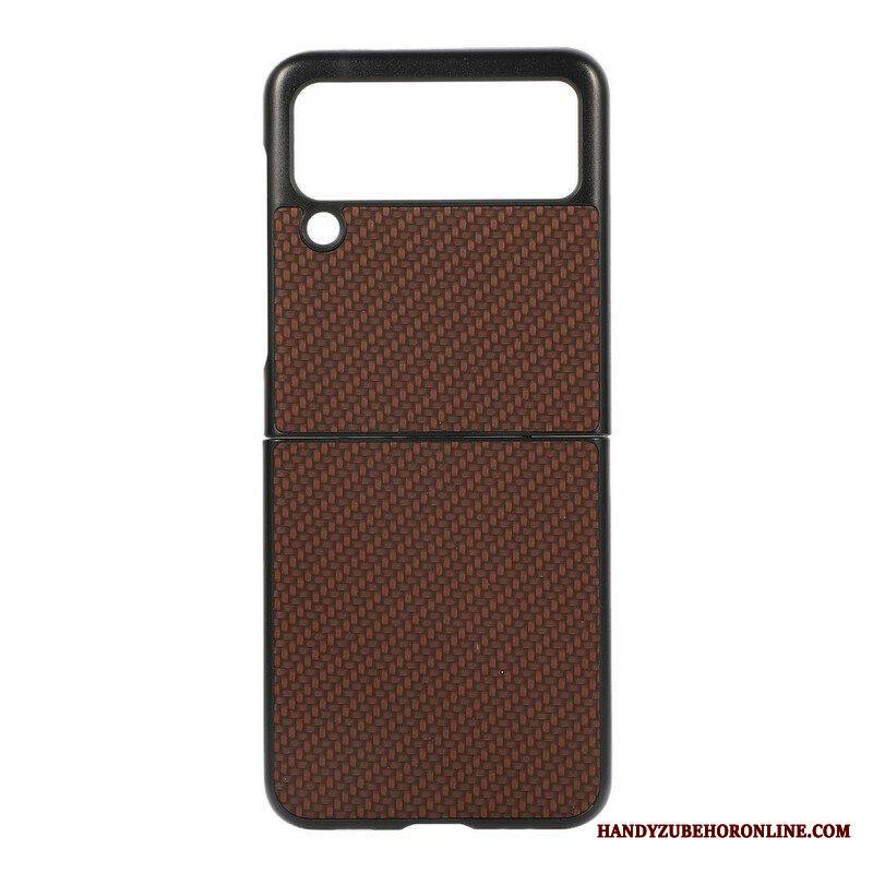 Kuori Samsung Galaxy Z Flip 3 5G Kotelot Flip Hiilikuitu