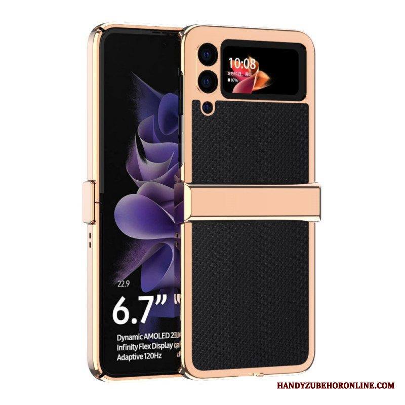 Kuori Samsung Galaxy Z Flip 3 5G Kotelot Flip Hiilikuitu 3 Kpl