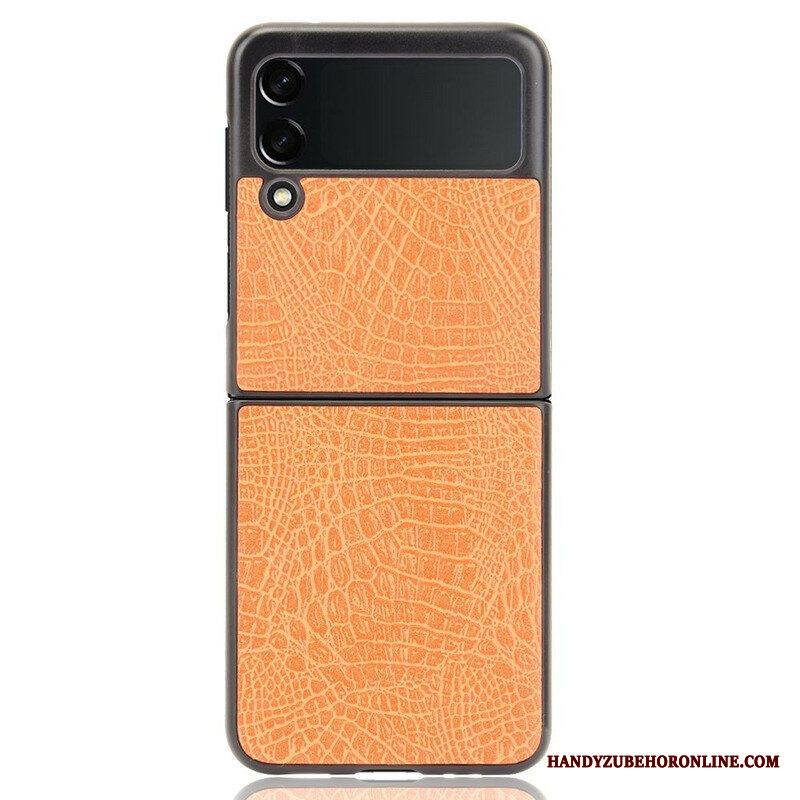 Kuori Samsung Galaxy Z Flip 3 5G Kotelot Flip Krokotiilin Ihovaikutus