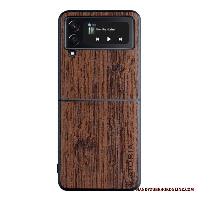Kuori Samsung Galaxy Z Flip 4 Kotelot Flip Aioria Puuta