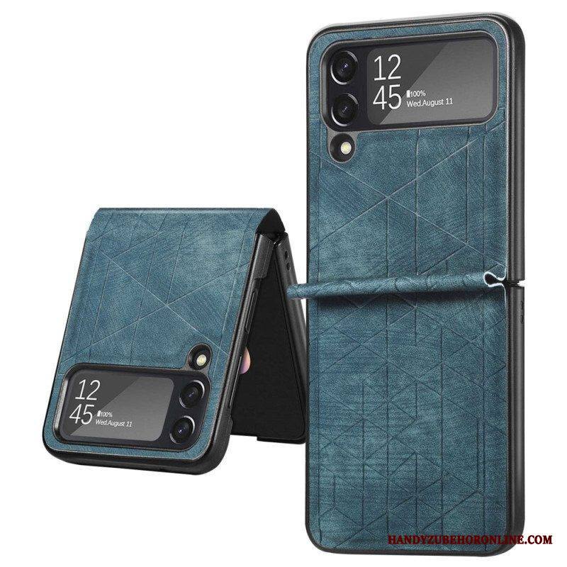 Kuori Samsung Galaxy Z Flip 4 Kotelot Flip Geometriset Linjat