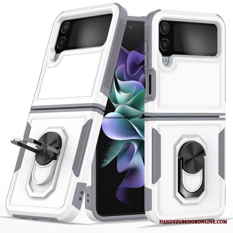 Kuori Samsung Galaxy Z Flip 4 Kotelot Flip Jäykkä Rengastuella