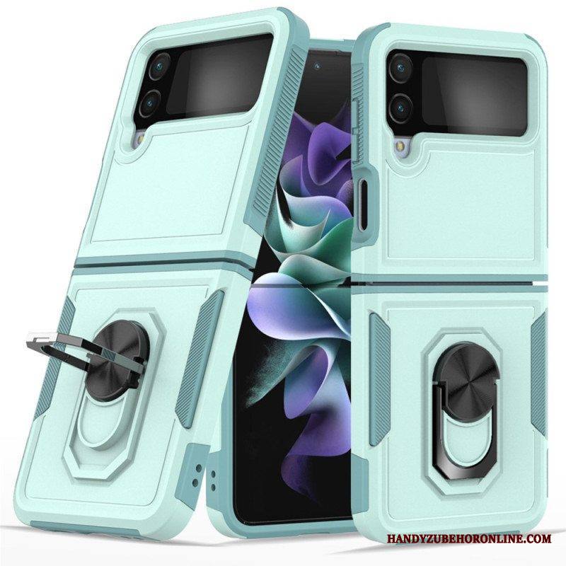 Kuori Samsung Galaxy Z Flip 4 Kotelot Flip Jäykkä Rengastuella