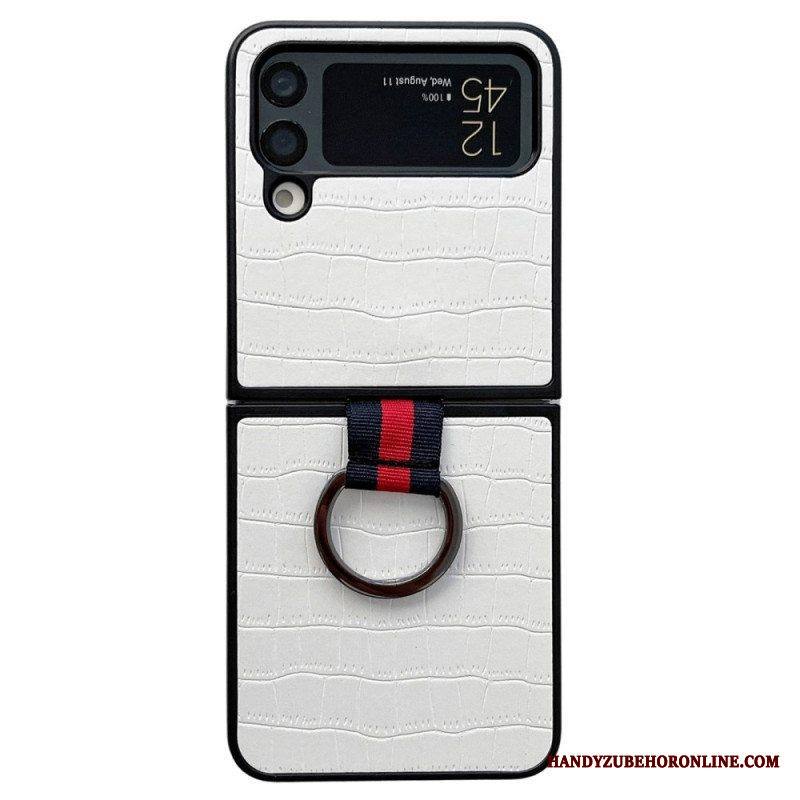 Kuori Samsung Galaxy Z Flip 4 Kotelot Flip Krokon Ja Sormussuunnittelu