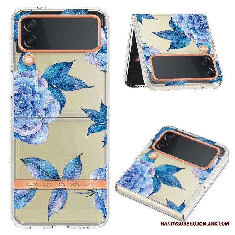 Kuori Samsung Galaxy Z Flip 4 Kotelot Flip Kukka-