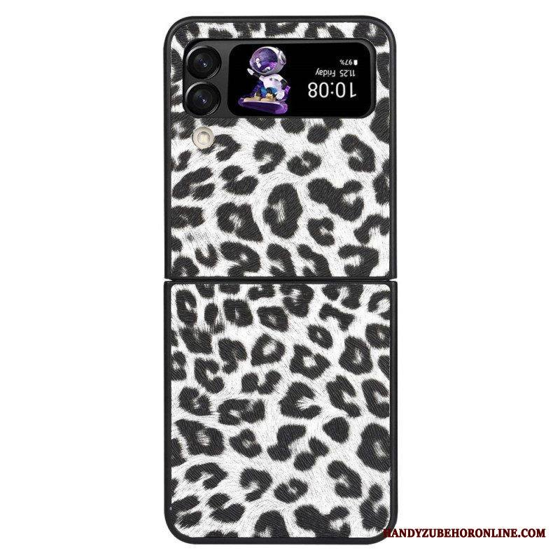 Kuori Samsung Galaxy Z Flip 4 Kotelot Flip Leopardi