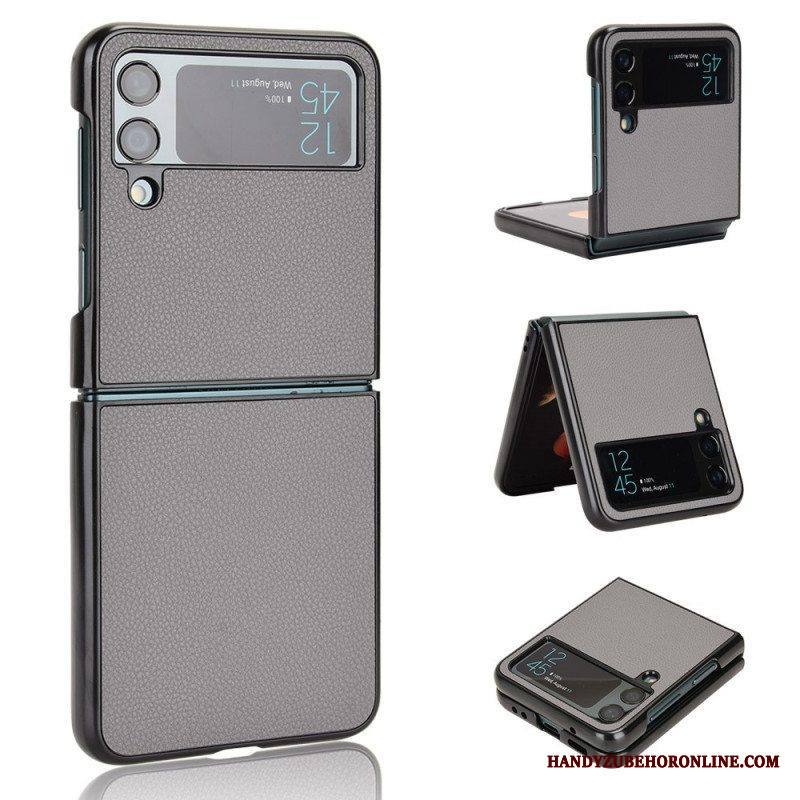 Kuori Samsung Galaxy Z Flip 4 Kotelot Flip Litsi-nahan Rakenne