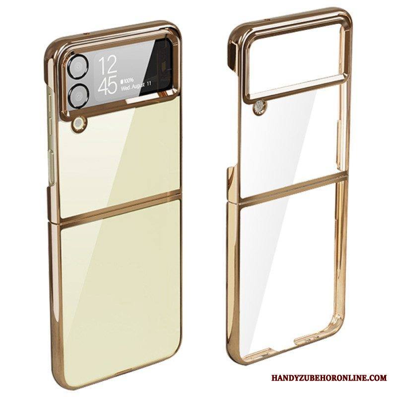 Kuori Samsung Galaxy Z Flip 4 Kotelot Flip Metallistyyliset Reunat