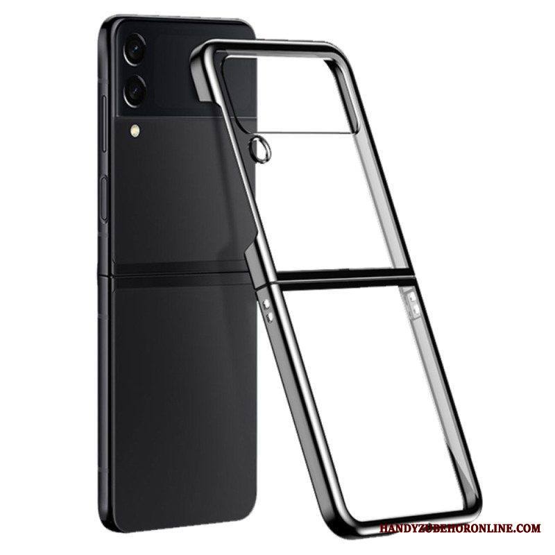 Kuori Samsung Galaxy Z Flip 4 Kotelot Flip Saumattomat Värilliset Ääriviivat