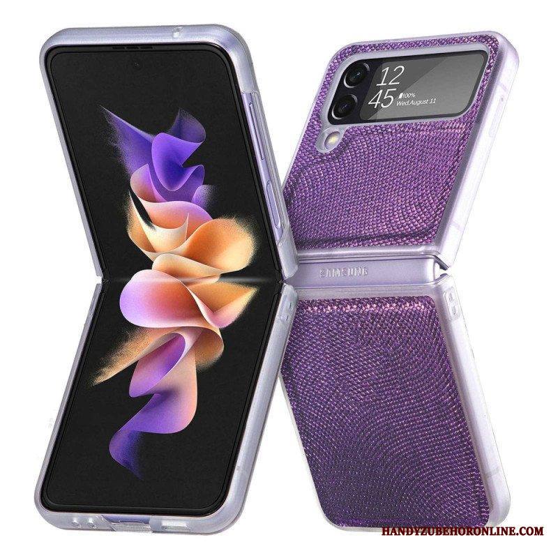 Kuori Samsung Galaxy Z Flip 4 Kotelot Flip Snake Style Kirkkaalla Silikonilla