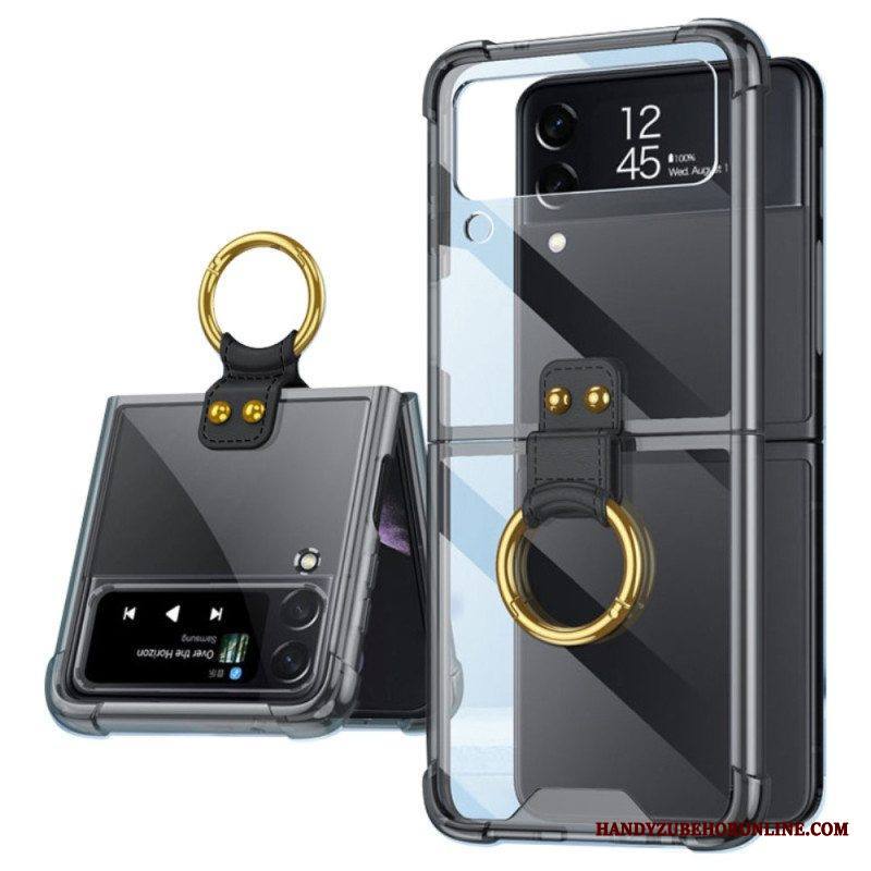 Kuori Samsung Galaxy Z Flip 4 Kotelot Flip Sävytetty Gkk-renkaalla