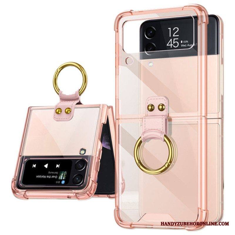 Kuori Samsung Galaxy Z Flip 4 Kotelot Flip Sävytetty Gkk-renkaalla