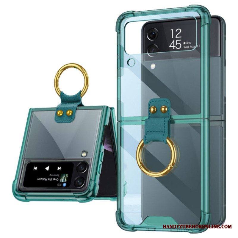 Kuori Samsung Galaxy Z Flip 4 Kotelot Flip Sävytetty Gkk-renkaalla