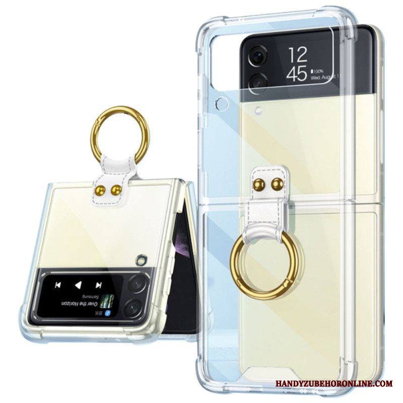 Kuori Samsung Galaxy Z Flip 4 Kotelot Flip Sävytetty Gkk-renkaalla