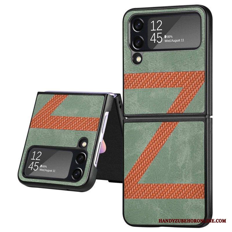 Kuori Samsung Galaxy Z Flip 4 Kotelot Flip Tyylillinen Nahkainen Z Design