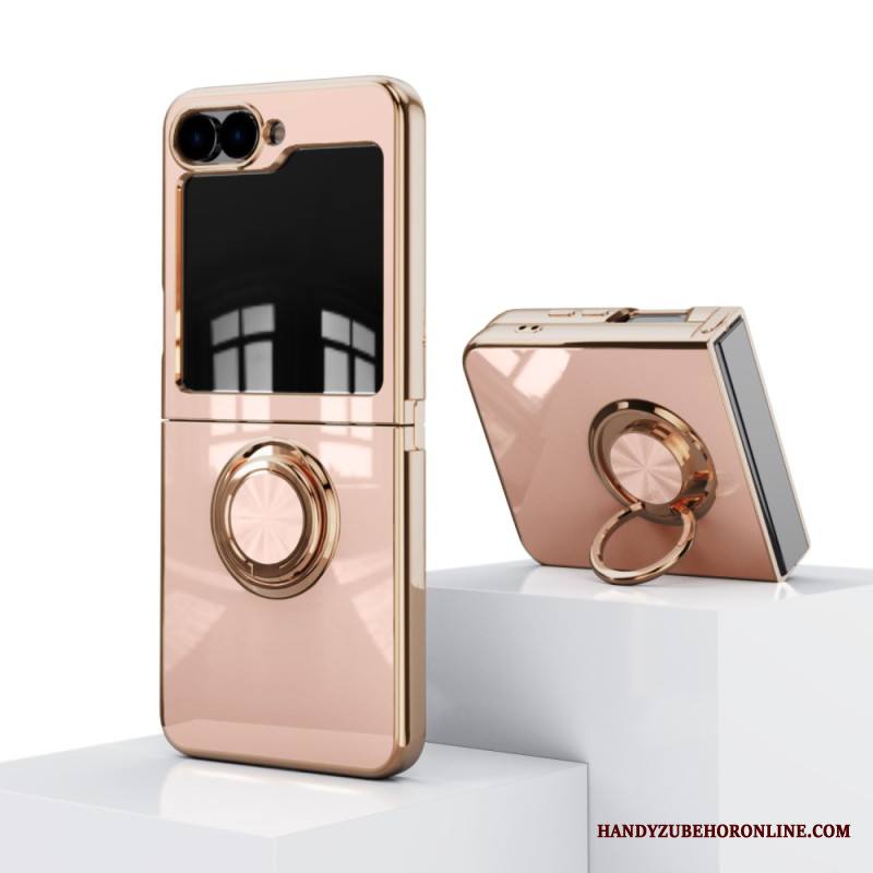 Kuori Samsung Galaxy Z Flip 7 Fe Kiiltävä Viimeistely Sormuspidikkeellä