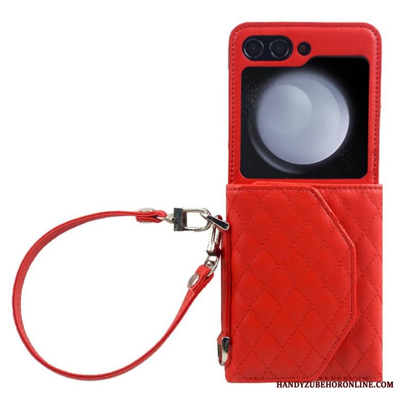 Kuori Samsung Galaxy Z Flip 7 Fe Korttikotelo Ja Hihna