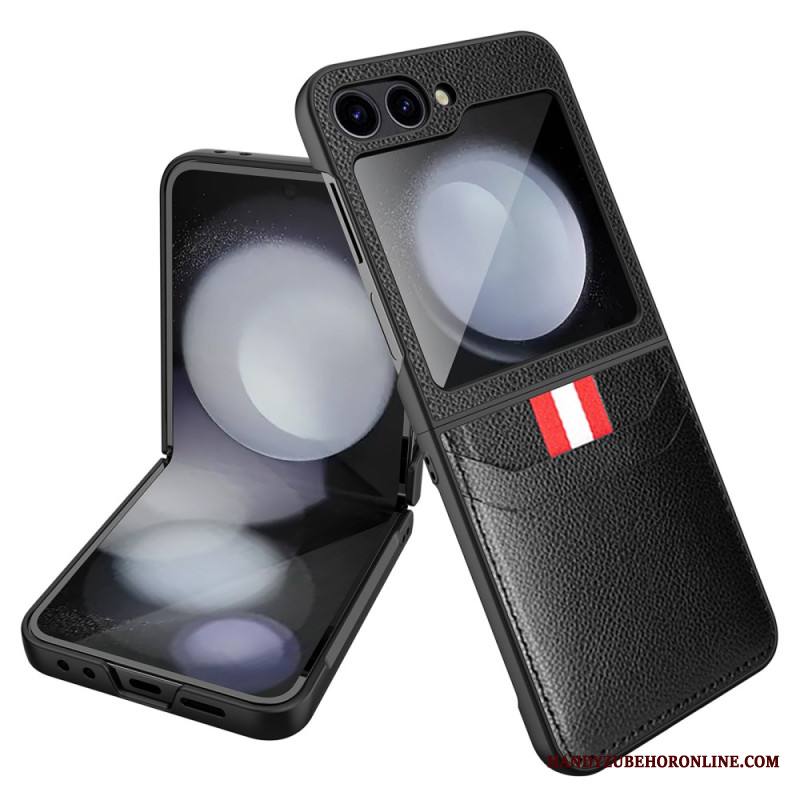 Kuori Samsung Galaxy Z Flip 7 Fe Litsitekstuurikorttikotelo Suojakuori