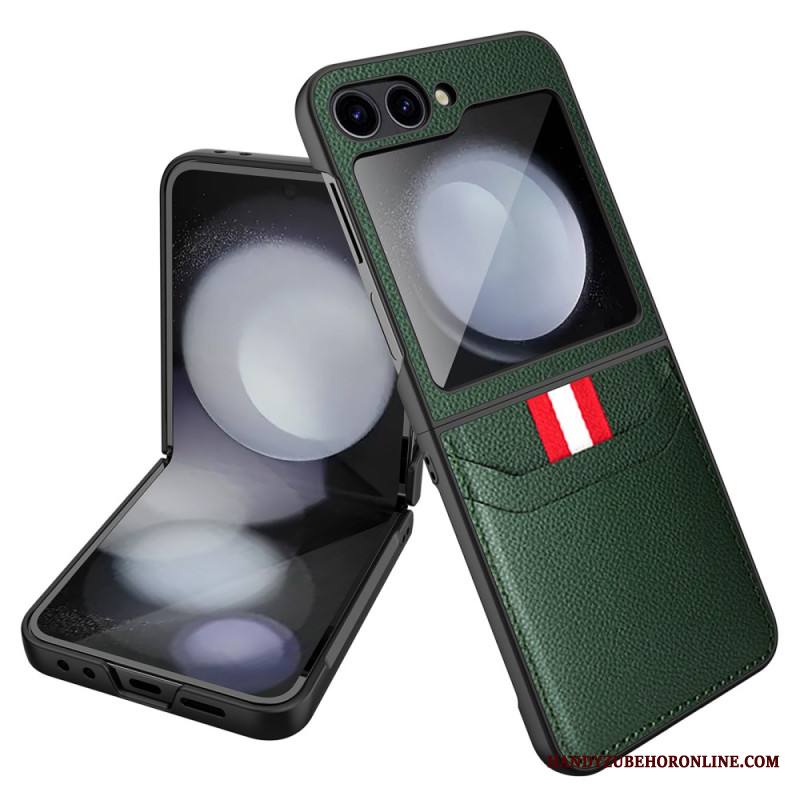 Kuori Samsung Galaxy Z Flip 7 Fe Litsitekstuurikorttikotelo Suojakuori