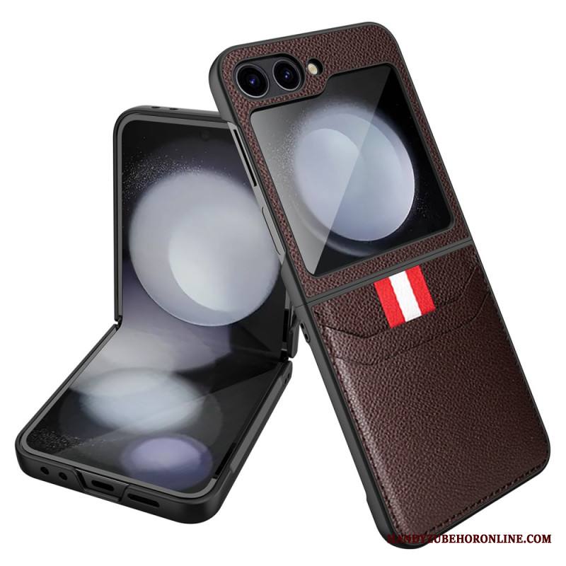 Kuori Samsung Galaxy Z Flip 7 Fe Litsitekstuurikorttikotelo Suojakuori