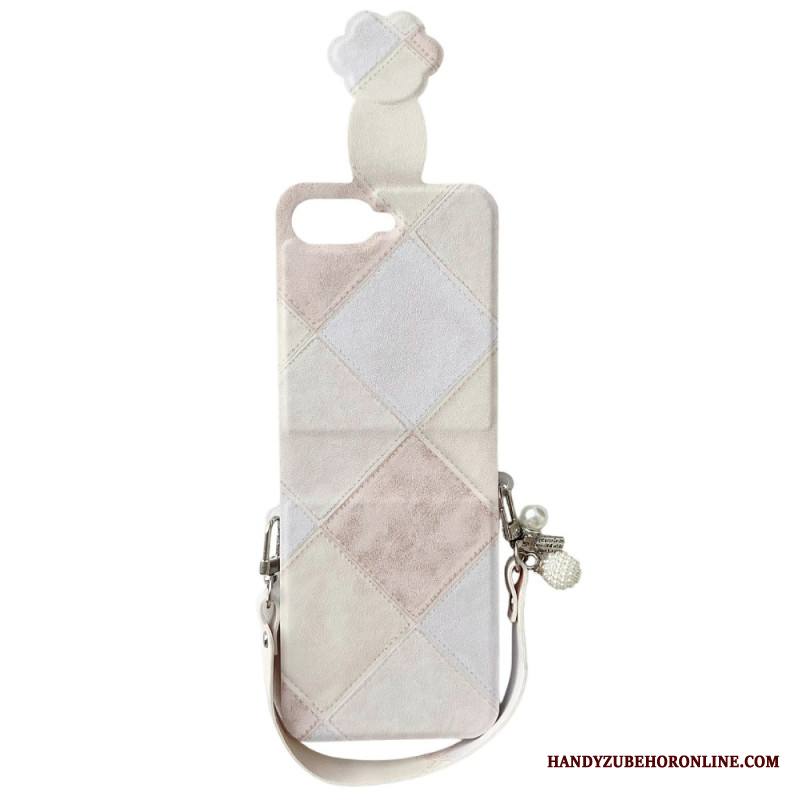 Kuori Samsung Galaxy Z Flip 7 Fe Retro Kissankäpälälukolla