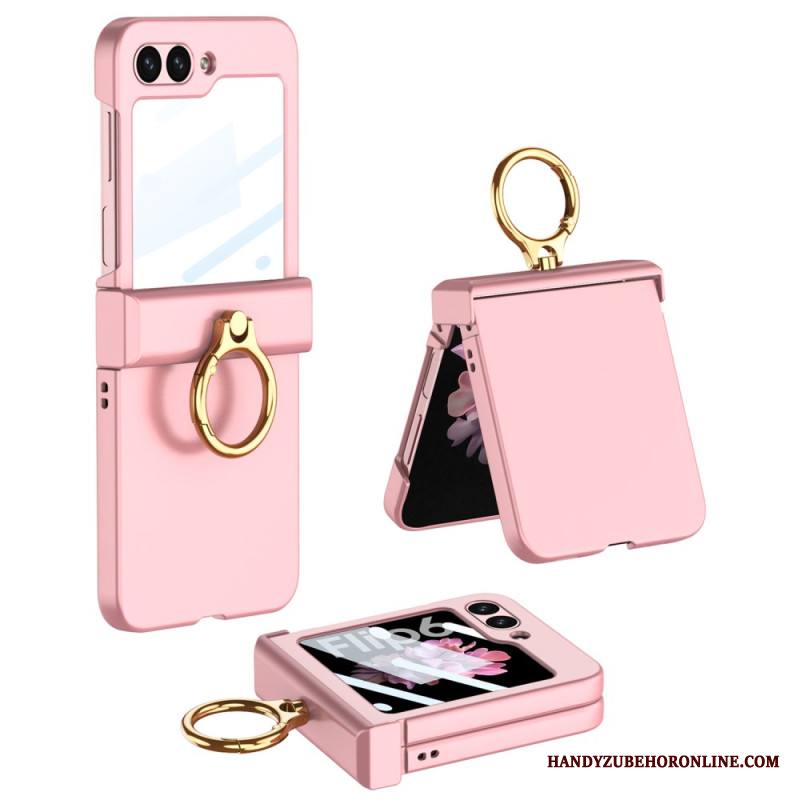 Kuori Samsung Galaxy Z Flip 7 Fe Sormuspidike Ja Gkk-karkaistusta Lasista Valmistettu Näytönsuoja