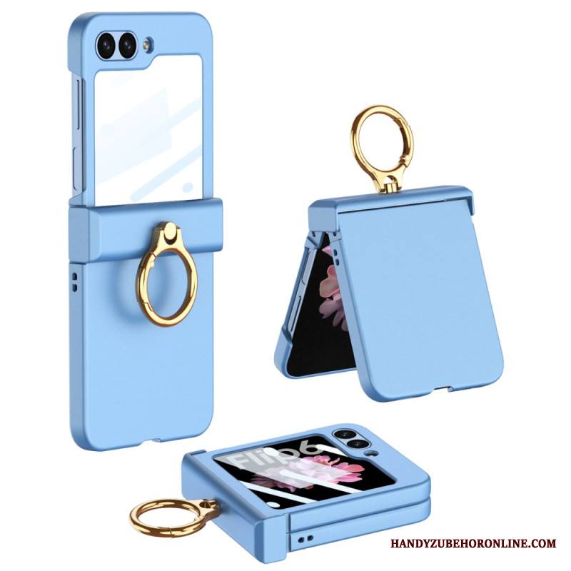 Kuori Samsung Galaxy Z Flip 7 Fe Sormuspidike Ja Gkk-karkaistusta Lasista Valmistettu Näytönsuoja