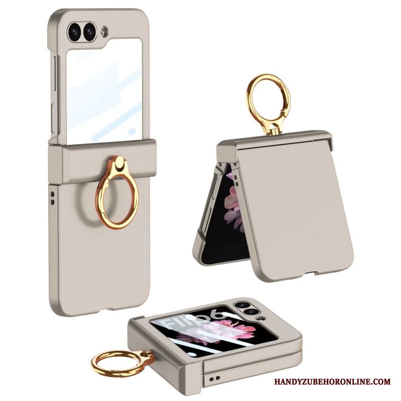 Kuori Samsung Galaxy Z Flip 7 Fe Sormuspidike Ja Gkk-karkaistusta Lasista Valmistettu Näytönsuoja