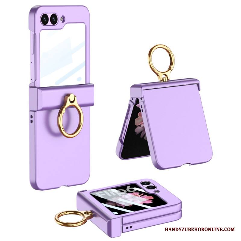 Kuori Samsung Galaxy Z Flip 7 Fe Sormuspidike Ja Gkk-karkaistusta Lasista Valmistettu Näytönsuoja