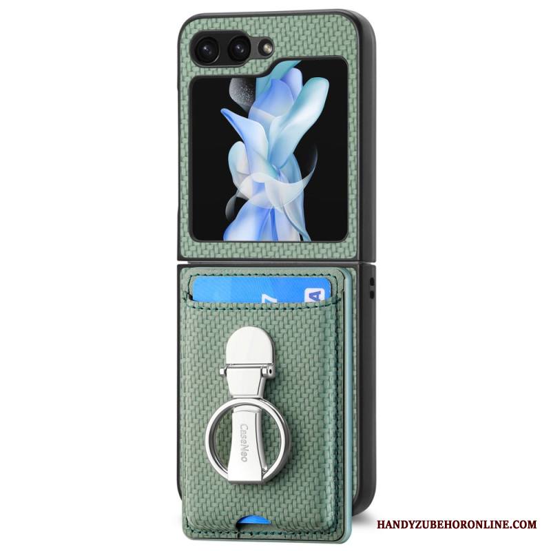 Kuori Samsung Galaxy Z Flip 7 Fe Taitettava Jalusta Ja Korttipidike