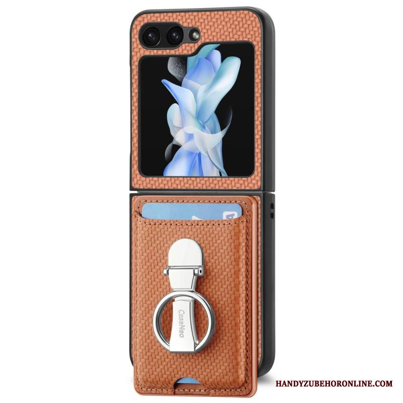 Kuori Samsung Galaxy Z Flip 7 Fe Taitettava Jalusta Ja Korttipidike