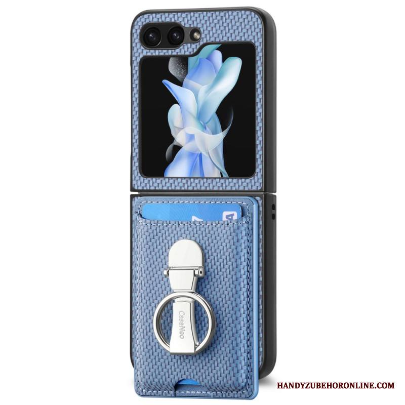 Kuori Samsung Galaxy Z Flip 7 Fe Taitettava Jalusta Ja Korttipidike