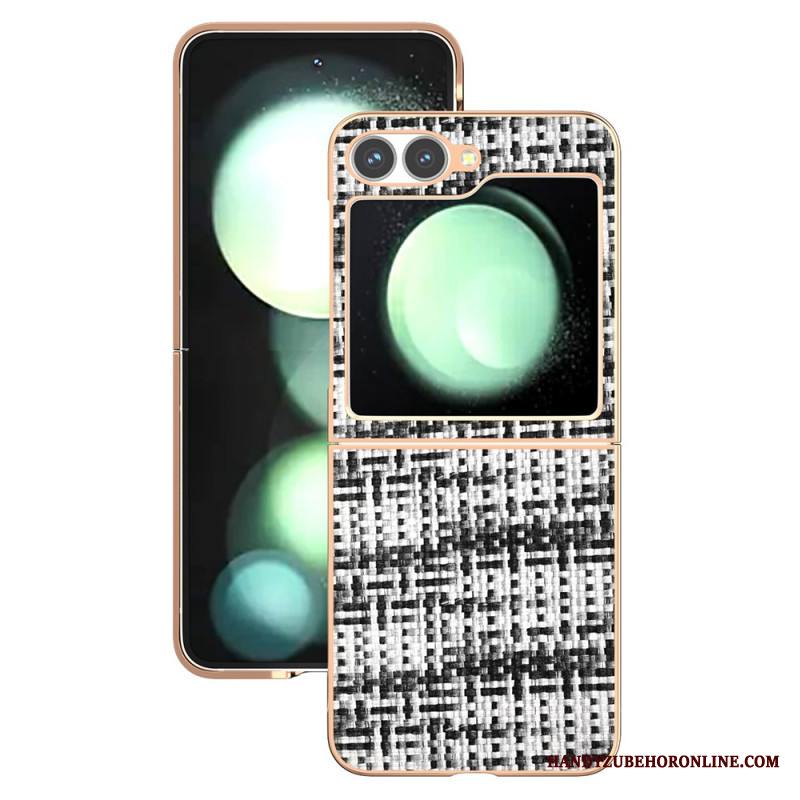 Kuori Samsung Galaxy Z Flip 7 Fe Teksturoitu Tekonahka