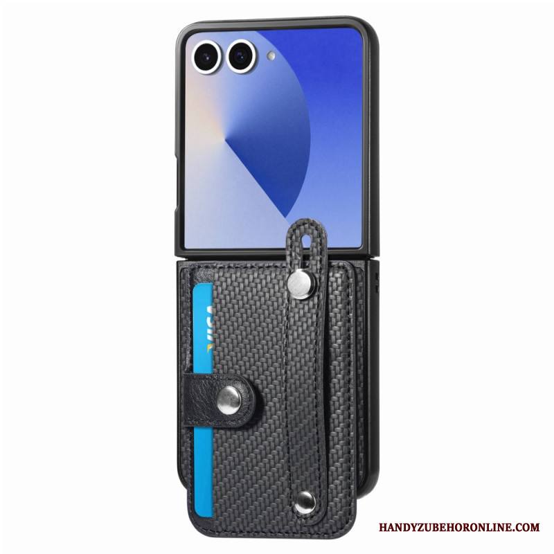 Kuori Samsung Galaxy Z Flip 7 Hiilikuitukorttikotelo Suojakuori