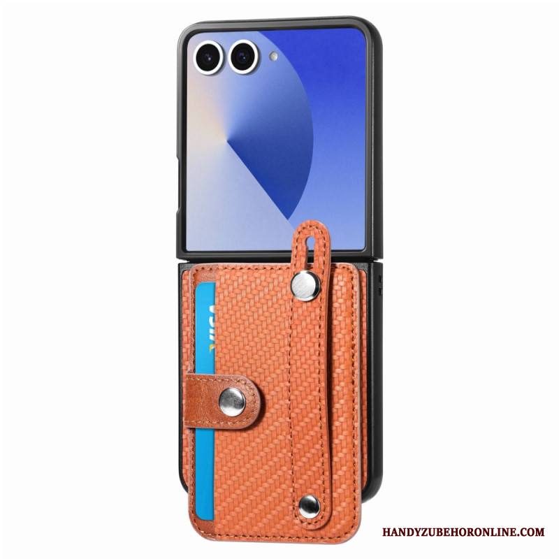 Kuori Samsung Galaxy Z Flip 7 Hiilikuitukorttikotelo Suojakuori