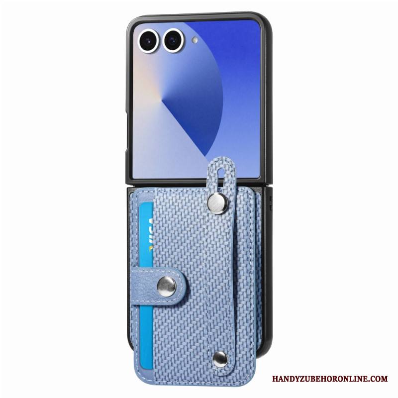 Kuori Samsung Galaxy Z Flip 7 Hiilikuitukorttikotelo Suojakuori