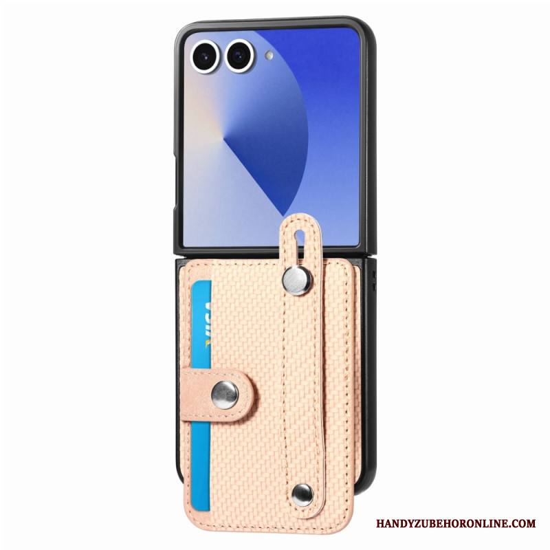 Kuori Samsung Galaxy Z Flip 7 Hiilikuitukorttikotelo Suojakuori