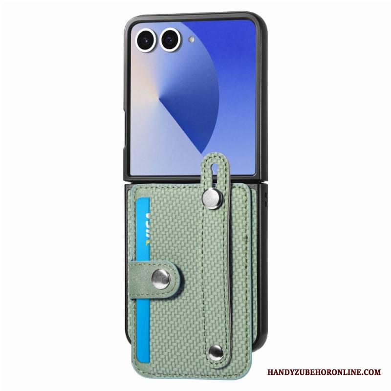 Kuori Samsung Galaxy Z Flip 7 Hiilikuitukorttikotelo Suojakuori