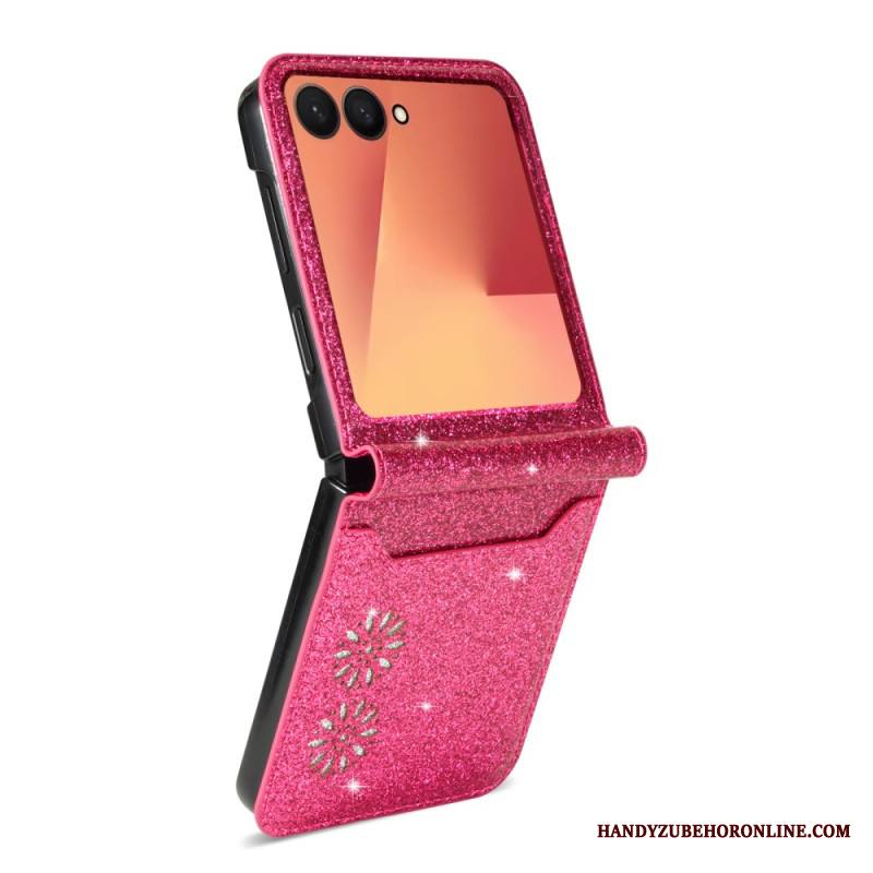 Kuori Samsung Galaxy Z Flip 7 Kimaltava Korttiteline