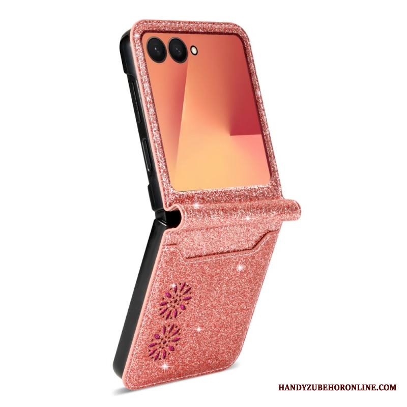 Kuori Samsung Galaxy Z Flip 7 Kimaltava Korttiteline