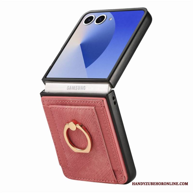 Kuori Samsung Galaxy Z Flip 7 Korttikotelo Ja Jalusta Suojakuori