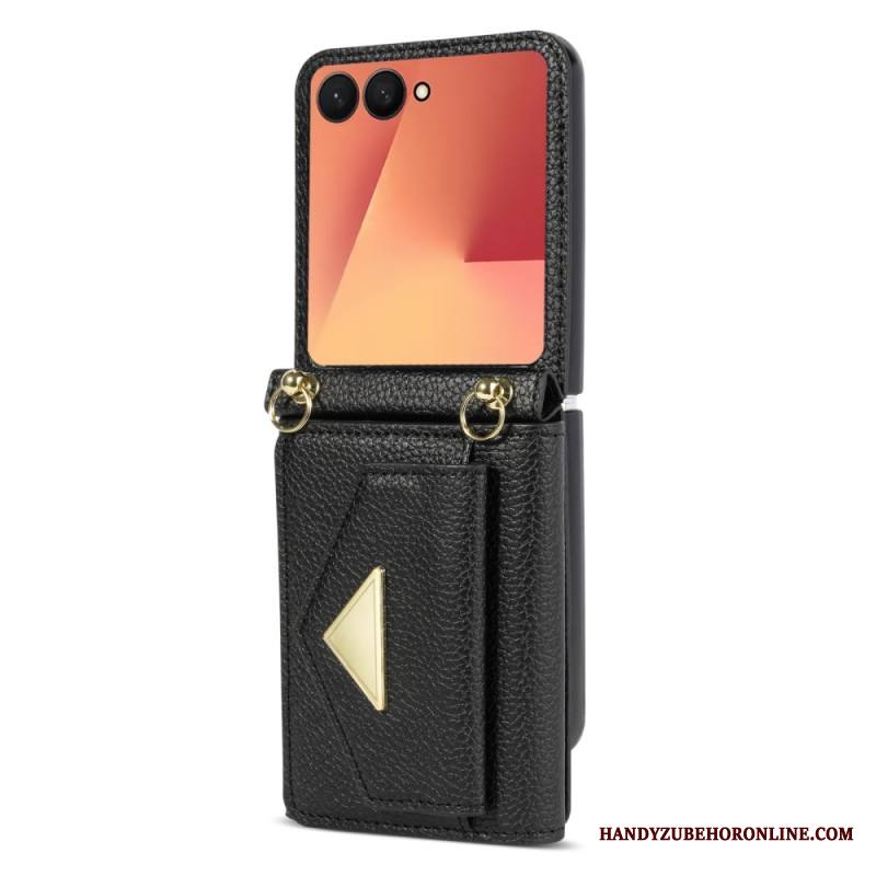 Kuori Samsung Galaxy Z Flip 7 Korttikotelo Ja Rannehihna