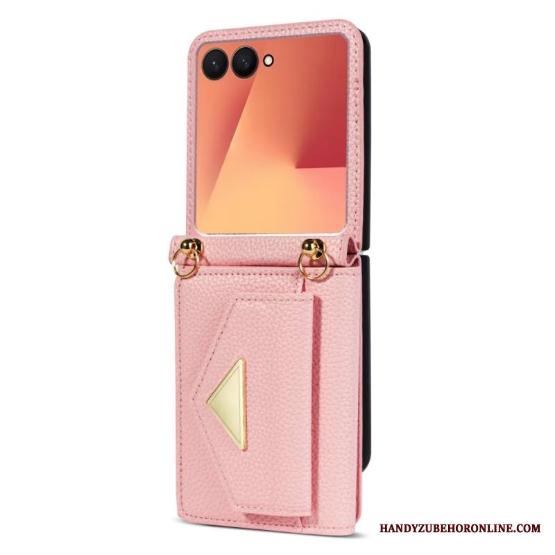 Kuori Samsung Galaxy Z Flip 7 Korttikotelo Ja Rannehihna