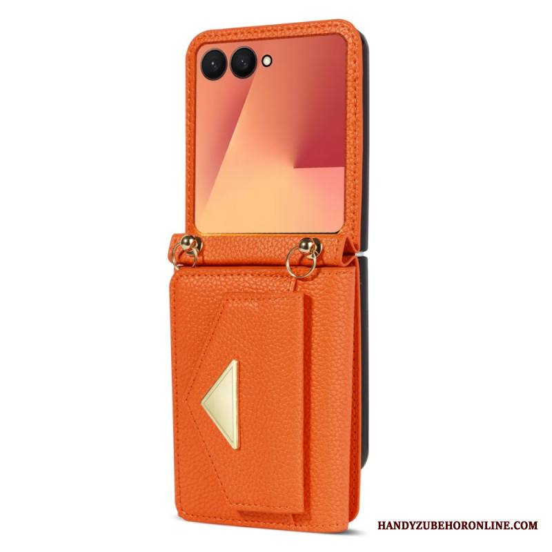 Kuori Samsung Galaxy Z Flip 7 Korttikotelo Ja Rannehihna