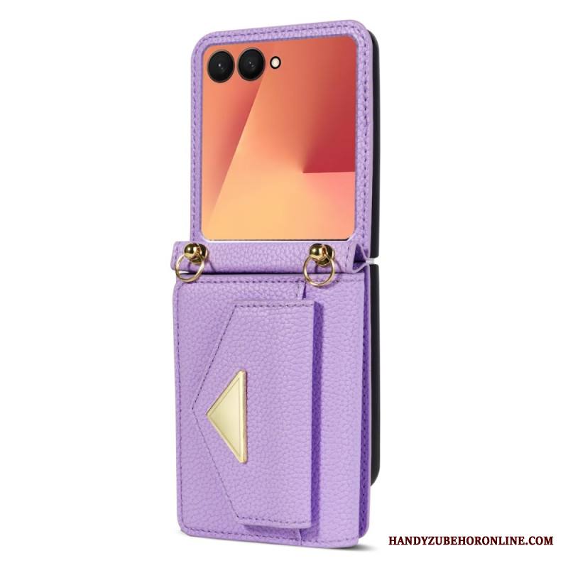 Kuori Samsung Galaxy Z Flip 7 Korttikotelo Ja Rannehihna